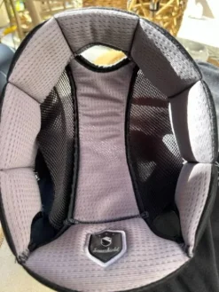 Clearance CASQUE SAMSHIELD NOIR CUIR ET ALCANTARA Protections De Tête·Casques D'équitation