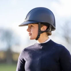 New Casque SP8 Look Cuir Plus Protections De Tête·Casques D'équitation