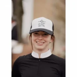 New Casquette style trucker bicolore - - Broderie glitter Casquettes D'Équitation