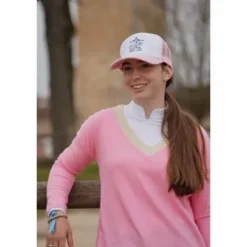 New Casquette style trucker bicolore - - Broderie glitter Casquettes D'Équitation