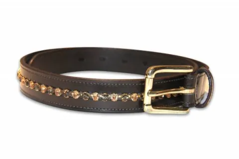Discount Ceinture cuir pierres Swarovski Ceintures D'Équitation