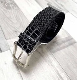 Discount Ceinture Grand Prix Noir/Noir Marbré - Ceintures D'Équitation