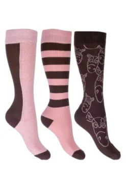 Discount Chaussettes enfant houston x3 Chaussettes D'Équitation