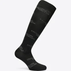 Outlet Chaussettes jacquard logo - - tissu léger Chaussettes D'Équitation
