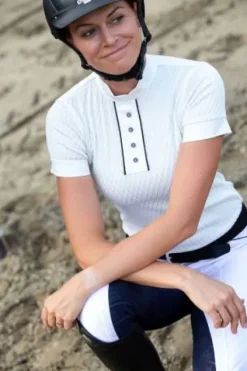 Discount Chemise de concours FATALITY - - Manches courtes Femme La Cavalière En Concours|La Femme En Concours