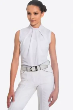 Hot Chemise de concours FESTIVE - - Technique sans manches Femme La Cavalière En Concours|La Femme En Concours