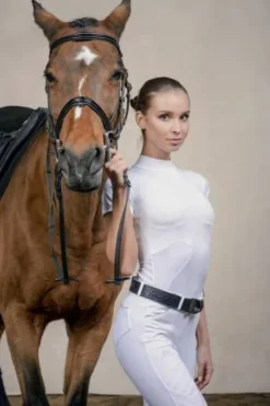 New Chemise de concours HIGH STYLE - - Manches courtes Femme La Cavalière En Concours|La Femme En Concours