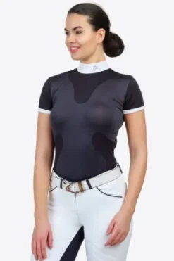 New Chemise de concours HIGH STYLE - - Manches courtes Femme La Cavalière En Concours|La Femme En Concours