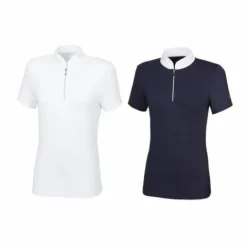 Outlet Chemise de concours Liyana SS23 à manches courtes femme - Femme La Cavalière En Concours|La Femme En Concours