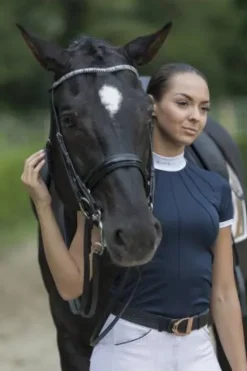 Chemise de concours MOON - - Manches courtes Femme La Cavalière En Concours|La Femme En Concours