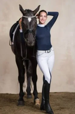 Chemise de concours MOON - - Manches courtes Femme La Cavalière En Concours|La Femme En Concours