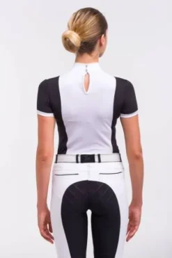 Outlet Chemise de concours Riding Show Shirt - - Coton stretch Femme La Cavalière En Concours|La Femme En Concours