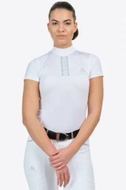 New Chemise de concours SILVER POP - - Technique respirante Femme La Cavalière En Concours|La Femme En Concours