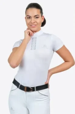New Chemise de concours SILVER POP - - Technique respirante Femme La Cavalière En Concours|La Femme En Concours