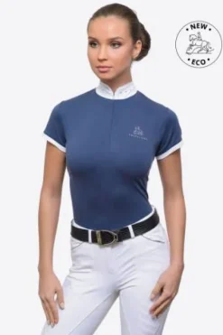New Chemise de concours STELLA à manches courtes - - Technique Femme La Cavalière En Concours|La Femme En Concours