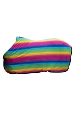 New Chemise polaire Rainbow rayures multicolores - - 100% polyester Chemises Cheval