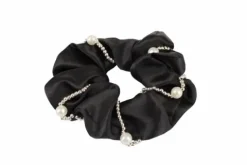 Discount Chouchou en satin avec perles - Femme Tenue De Concours Femme·Résilles Cheveux|Les Accessoires De Concours·Résilles De Cavalière