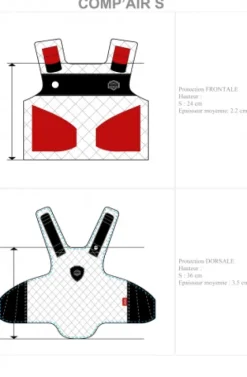 Best COMP'AIR - Gilet de protection enfant - Taille S Femme Gilets De Protection Et Dorsales·Protège-Dos Et Dorsales|Tenue De Concours Femme·Gilets De Protection