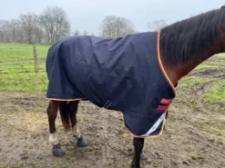 Hot Couverture bleu nuit taille 145 250gr Couvertures Cheval