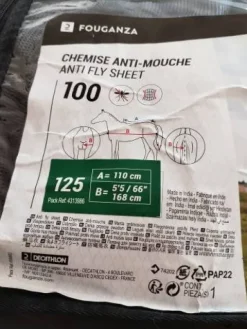 New Couverture anti mouche avec couvre cou Chemises Anti-Mouches|Chemises Cheval
