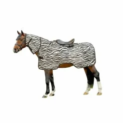 Clearance Couverture anti-mouches Zebra découpe selle - Chemises Anti-Mouches|Chemises Cheval