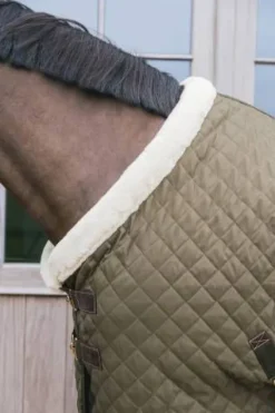 Hot Couverture de présentation 160 g Kaki - Kentucky Couvertures Cheval