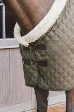 Hot Couverture de présentation 160 g Kaki - Kentucky Couvertures Cheval