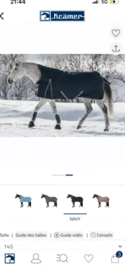 Hot Couverture imperméable 100g Couvertures Cheval