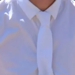 Sale Cravate de concours blanche enfant - Jump'in Homme Tenue De Concours Homme·Cravates|Les Accessoires De Concours·Cravates D'équitation