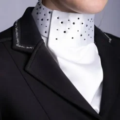 Best Cravate Lavallière satinée avec cristaux - Femme Tenue De Concours Femme·Plastrons|Les Accessoires De Concours·Plastrons D'équitation