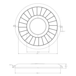 Online Diffuseur d'air 12v avec leds - éclairage fonctionnel Pièces Détachées Van Et Camion