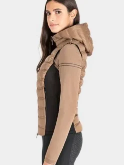Best Doudoune sans manche Camel Femme Tenue D'Équitation Femme·Gilets Et Bodywarmer