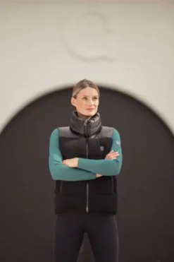 Outlet Doudoune sans manche TEDDY Heritage 2024 - - Polaire et brillant Femme Tenue D'Équitation Femme·Gilets Et Bodywarmer