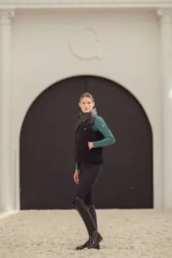 Outlet Doudoune sans manche TEDDY Heritage 2024 - - Polaire et brillant Femme Tenue D'Équitation Femme·Gilets Et Bodywarmer