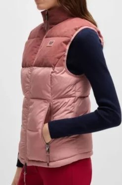Sale Doudoune sans manches VIOLA CORD PUFFER - Femme Tenue D'Équitation Femme·Gilets Et Bodywarmer