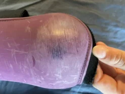 New Ensemble de guêtres et protège-boulets mauves BR Ensembles Guêtres