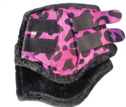 Clearance Ensemble d’équitation rose à motifs léopard Tapis De Dressage|Tapis De Selle