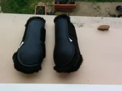 Best Ensemble guêtre + protège boulet moumoute noir neuf Ensembles Guêtres