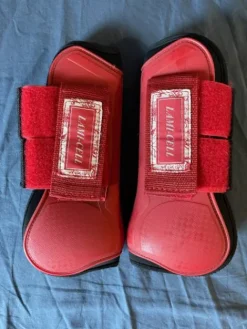 Outlet Ensemble guêtres et protèges-boulets rouges Ensembles Guêtres