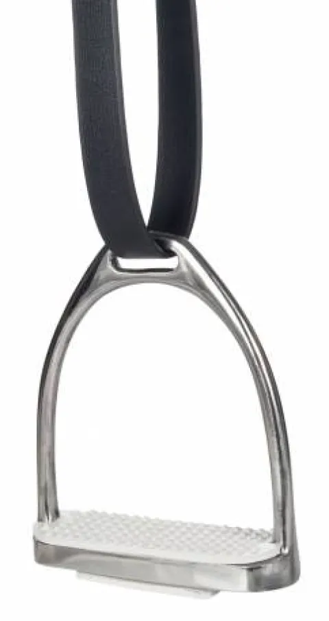 Best Etrier inox 12cm adulte - - inox avec plancher blanc Etriers Et Accessoires