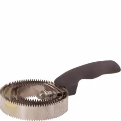 Clearance Etrille américaine noire - - ronde avec poignée plastique Étrilles