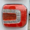 New Feu arrière à leds vl chevaux 12/24 volts - homologué r10 Pièces Détachées Van Et Camion