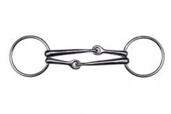 Filet 2 anneaux double embouchure - Mors Et Embouchures