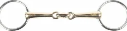 Online Filet de bride double brisure maillechort - - mors inox Mors Et Embouchures