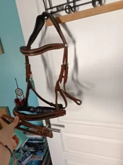 Clearance Filet marron Bridons Et Brides·Bridon Cuir