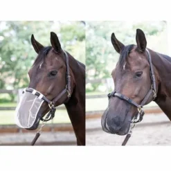 Best Filet pour naseaux anatomique - Harry's Horse Masques Anti-Mouches