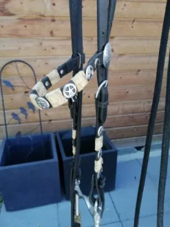 New FILET WESTERN PONEY CUIR NOIR Bridons Western|Bridons Et Brides·Bridon De Randonnée