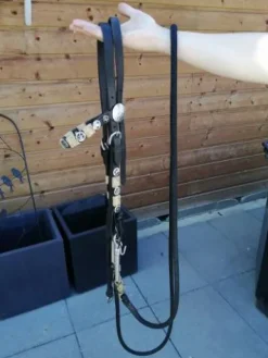 New FILET WESTERN PONEY CUIR NOIR Bridons Western|Bridons Et Brides·Bridon De Randonnée