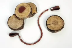 Sale Frontal jaspe rouge - - Cuir en V Bridons Et Brides·Frontal