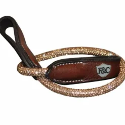 Hot Frontal sparkle Flag's&cup - - cuir avec strass Bridons Et Brides·Frontal